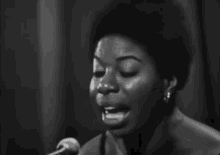 Nina Simone GIF - Nina Simone Singing Civil Rights GIFs