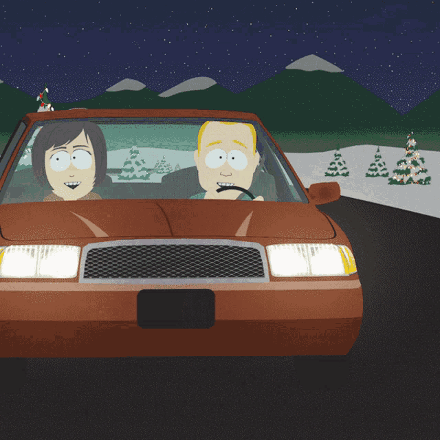 Swerving South Park GIF - Swerving South Park Christmas Snow GIFs