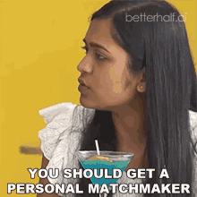 You Should Get A Personal Matchmaker Betterhalf GIF - You Should Get A Personal Matchmaker Betterhalf Go To Marriage Bureau GIFs