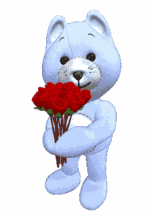 neked hoztam sz%C3%ADnes ko red roses flowers for you