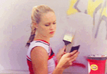 Glee Kitty Wilde GIF - Glee Kitty Wilde Painting GIFs