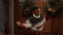 Christmas Sweater GIF - Christmas Sweater Fresh Prince Of Bel Air Dance GIFs