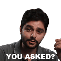 You Asked Ignace Aleya Sticker - You Asked Ignace Aleya Whats Your Question Stickers