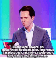 jimmy carr ignoramus moron idiot jimmy carr ignoramus moron idiot
