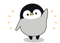 Penguin Hi Sticker - Penguin Hi Bye Stickers