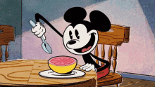 Mickey Mouse Food GIF - Mickey Mouse Food Squirt GIFs