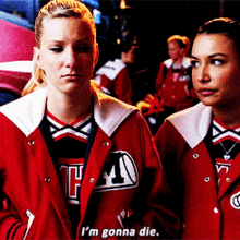 Glee Brittany Pierce GIF - Glee Brittany Pierce Im Gonna Die GIFs