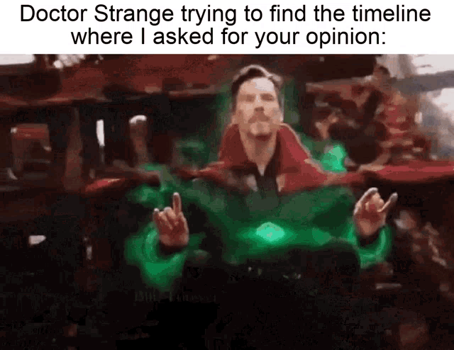 Doctor Strange Who Asked GIF - Doctor Strange Who Asked Who Asked Meme -  Discover  Share GIFs
