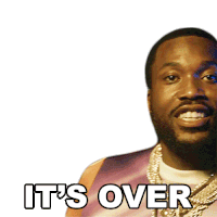 Its Over Meek Mill Sticker - Its Over Meek Mill Angels Song Stickers