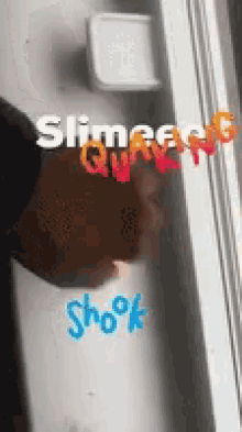 slimeasmr slime shapes slimy