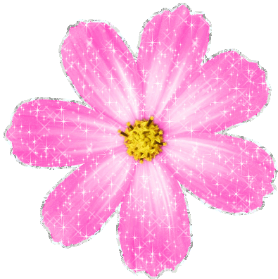 Beautifull Flower Sparkle Sticker - Beautifull Flower Sparkle Glitter Stickers