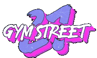 21gym Street Logo Sticker - 21gym Street Gym Street Stickers
