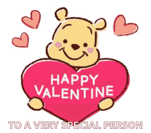 Pooh And Valentines Happy Valentine GIF - Pooh And Valentines Happy Valentine Love GIFs