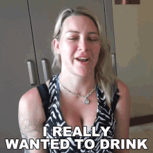 I Really Wanted To Drink Tracy Kiss GIF - I Really Wanted To Drink Tracy Kiss Im So Thirsty GIFs