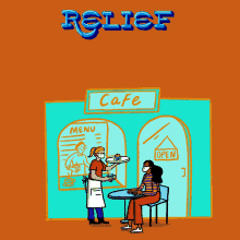 Relief For Main Street Cafe GIF - Relief For Main Street Main Street Cafe GIFs