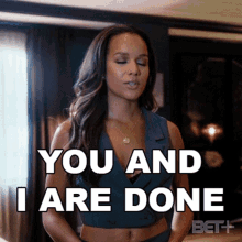 You And I Are Done Pamela GIF - You And I Are Done Pamela Bruh GIFs