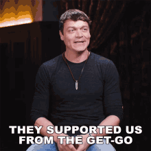 They Supported Us From The Get Go Brad Arnold GIF - They Supported Us From The Get Go Brad Arnold 3doors Down GIFs