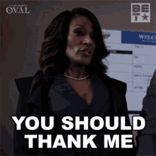 You Should Thank Me Victoria Franklin GIF - You Should Thank Me Victoria Franklin The Oval GIFs