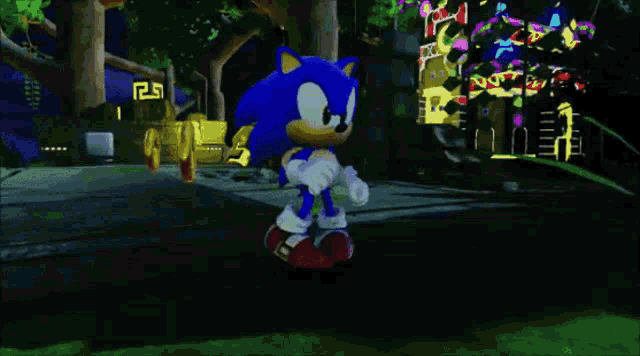 Classic Sonic Sonic Dance GIF - Classic Sonic Sonic Dance Sonic Forces GIFs