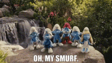 The Smurfs Smurfette GIF - The Smurfs Smurfette Oh My Smurf GIFs