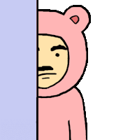 Pink Bear Pakbear Sticker - Pink Bear Bear Pakbear Stickers