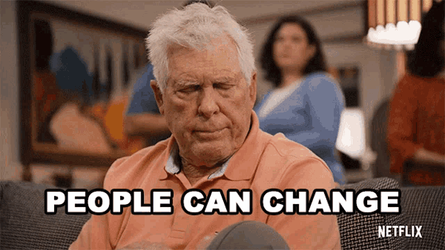 people can change