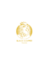 Blackk Coffee Logo Sticker - Blackk Coffee Logo Stickers