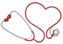 stethoscope heart love your health
