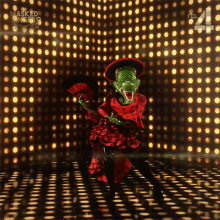 Posing The Masked Singer GIF - Posing The Masked Singer Prim And Proper GIFs