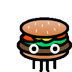 Burger Yummy Sticker - Burger Yummy Tasty Stickers