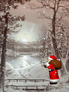 Santa Claus Is Coming To Town Let It Snow GIF - Santa Claus Is Coming To Town Let It Snow Snowing GIFs