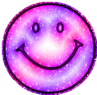 Glitter Smile Pinkpurp Sticker - Glitter Smile Pinkpurp Stickers