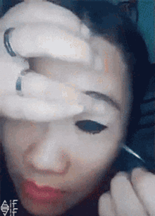 Asian Makeup GIF - Asian Makeup Black Eye GIFs