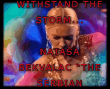 Bekvalceva One Love GIF - Bekvalceva One Love Withstand The Storm GIFs