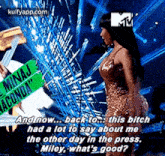 Minajaconda"And Now... Back To.. This Bitchv Had A Lot To Say About Methe Other Day In The Press.Miley, What'S Good?.Gif GIF - Minajaconda"And Now... Back To.. This Bitchv Had A Lot To Say About Methe Other Day In The Press.Miley What'S Good? Person GIFs