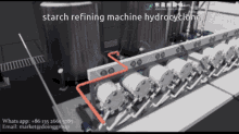 Starch Refining Machine Hydrocyclone Cassava Starch Processing Machine GIF - Starch Refining Machine Hydrocyclone Cassava Starch Processing Machine Cassava Starch Processing Machinery Manufacturer GIFs