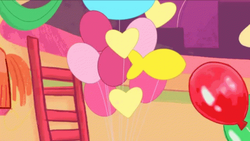 rainbows and butterflies gif