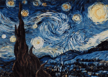 vincent van gogh the starry night paint painting