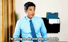 Parks And Rec Dead GIF - Parks And Rec Dead Chris Traeger GIFs
