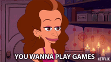 You Wanna Play Games Flirt GIF - You Wanna Play Games Flirt Player GIFs
