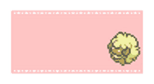 whimsicott pokemon stamp