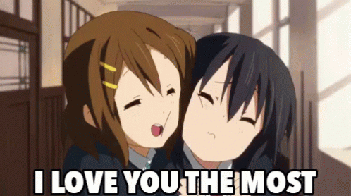 I Love You The Most Gif Anime I Love You Love You Discover Share Gifs