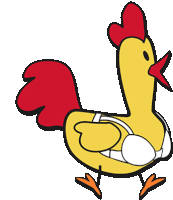 Chicken With A Bra Queen Elizabreast Sticker - Chicken With A Bra Queen Elizabreast South Park Post Covid Stickers