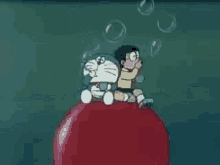Doraemon Nobita GIF - Doraemon Nobita Bubbles GIFs
