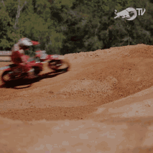 drifting red bull kicking up dust racing off road drifting red bull kicking up dust racing off road