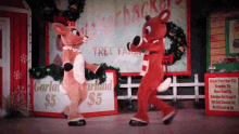 Rudolph The Red Nosed Reindeer Rudolph And Clarice GIF - Rudolph The Red Nosed Reindeer Rudolph And Clarice Christmas GIFs