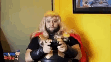 chapin show fat thor parody video games avengers endgame