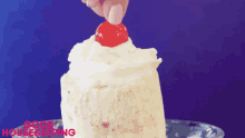 Cherry On Top Ice Cream GIF - Cherry On Top Ice Cream Whip Cream GIFs