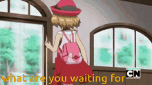Serena Pokemon What Are You Waiting For GIF - Serena Pokemon What Are You Waiting For What Are You Waiting For Pokemon GIFs
