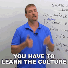 You Have To Learn The Culture Adam GIF - You Have To Learn The Culture Adam Engvid GIFs